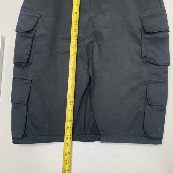 Boohoo Black Cargo Midi Skirt W/ Pockets Size 6 *NWTS* - Picture 9 of 10